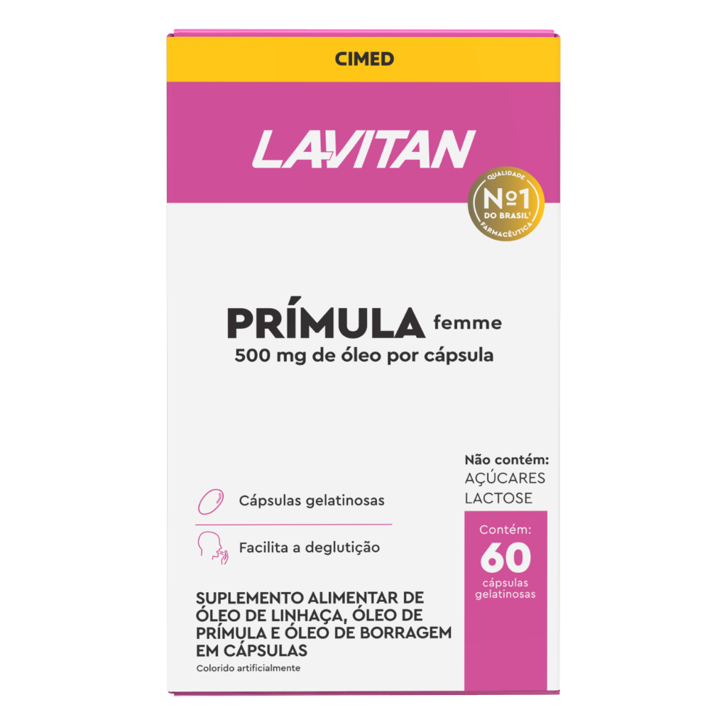 Lavitan Prímula Femme com 60 Cápsulas Gelatinosas em Oferta na Shopee