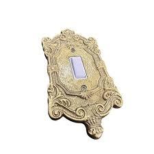 Espelho Placa 4x2 colonial retro + 1 interruptor Paralelo