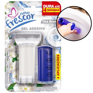 Gel Adesivo Sanitário Chá Branco 4 Aplicações – Perfume para Vaso Sanitário Longa Duração em Oferta na Shopee