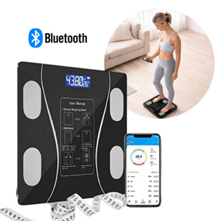 Balança Corporal Digital Bioimpedância Bluetooth 180kg App IMC Gordura Massa Muscular em Oferta na Shopee
