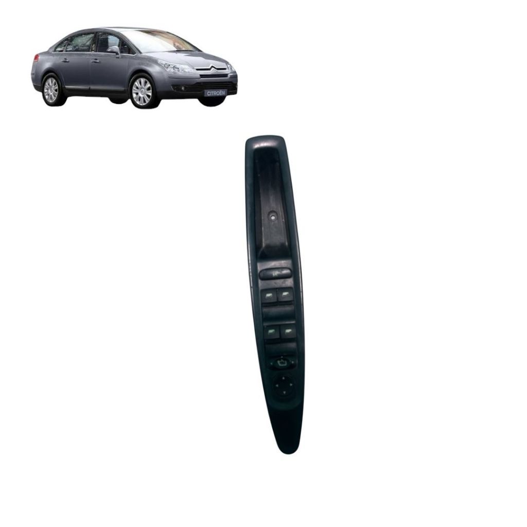Comando Botão Vidro Dianteiro Original Citroen C4 2007/2013