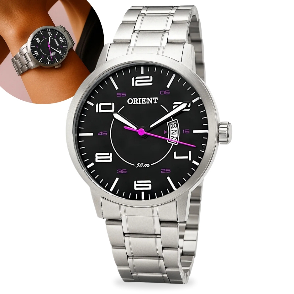 Relógio Orient Feminino Pequeno De Pulso Prata Analógico Brilha No Escuro A prova D'água Em 50 Metros Original em Oferta na Shopee