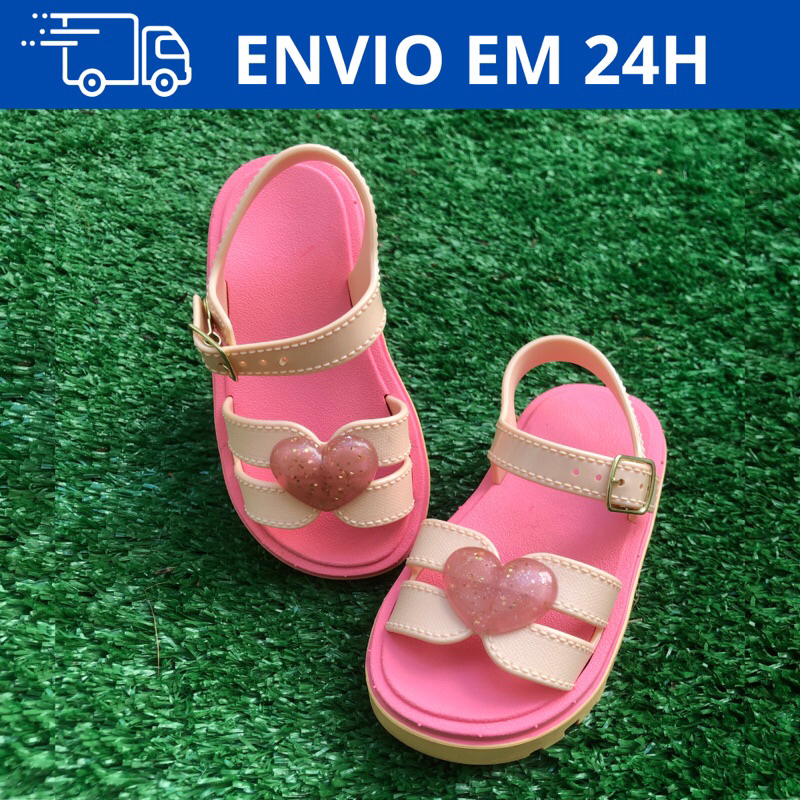Sandália PAPETE Infantil Menina Baby Anatômica feminina Confortável Antiderrapante