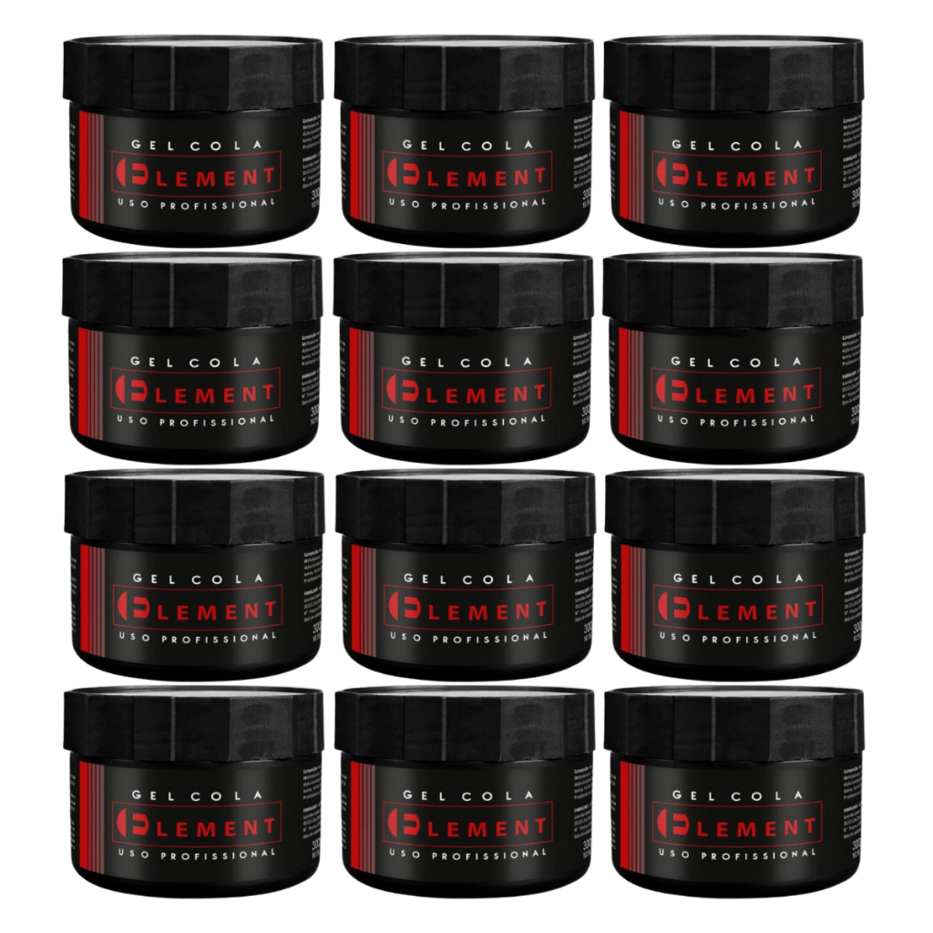 Kit 12 Gel cola fixador de cabelo Element 300gr em Oferta na Shopee
