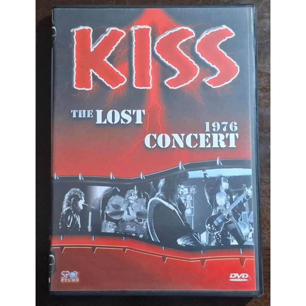 Kiss DVD The Lost Concert 1976 nacional usado em ótimo estado de conservação