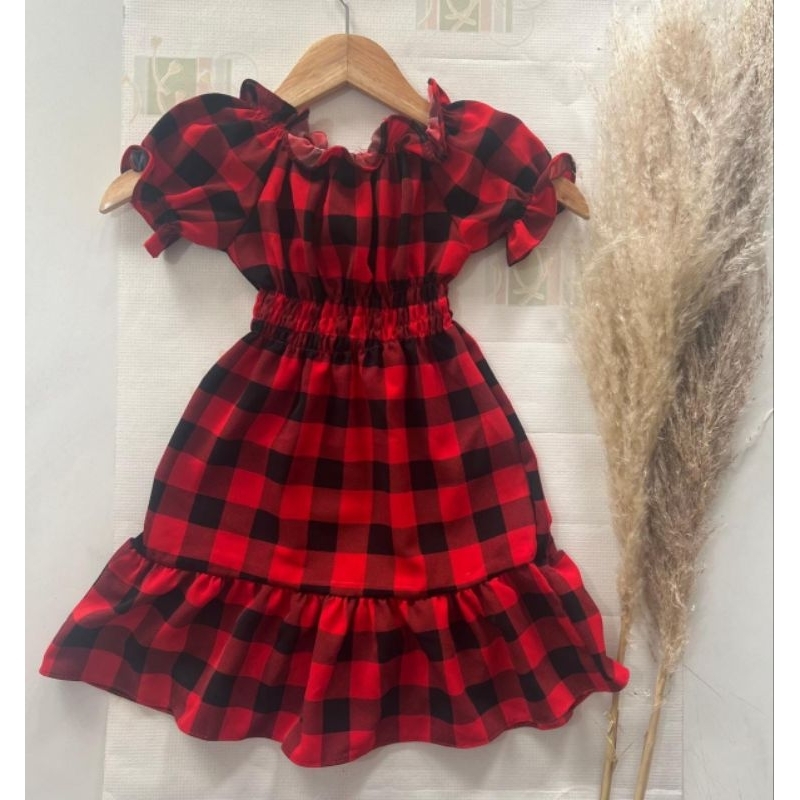 vestido xadres infantil e juvenil ceganinha.