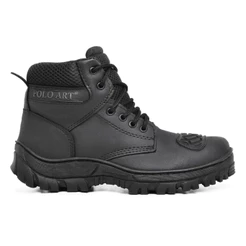 Bota Motociclista Coturno Motoqueiro Conforto Premium Protetor de Marcha e Bico Reforçado