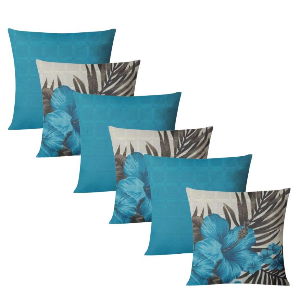 Kit 06 Almofadas Cheias Decorativas Sala/Quarto 48x48cm