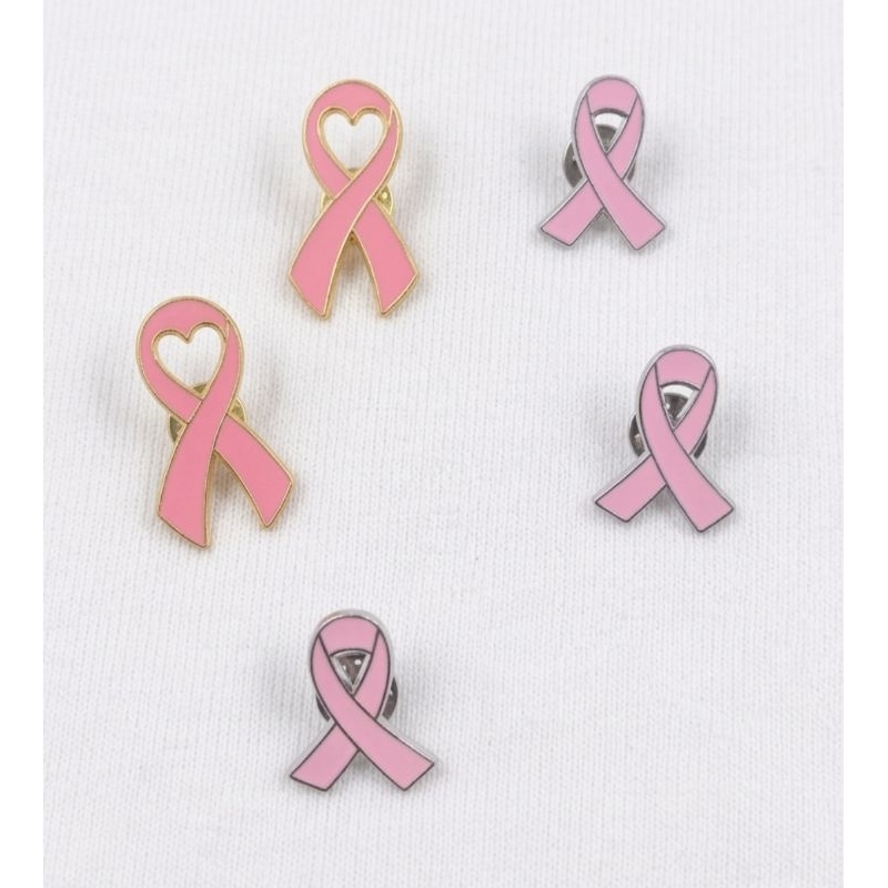 Broche laço rosa outubro rosa Pin fita rosa Boton