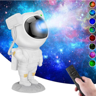Astronauta Luminária Projetor De Luz Estrela Galáxia Nebulosa