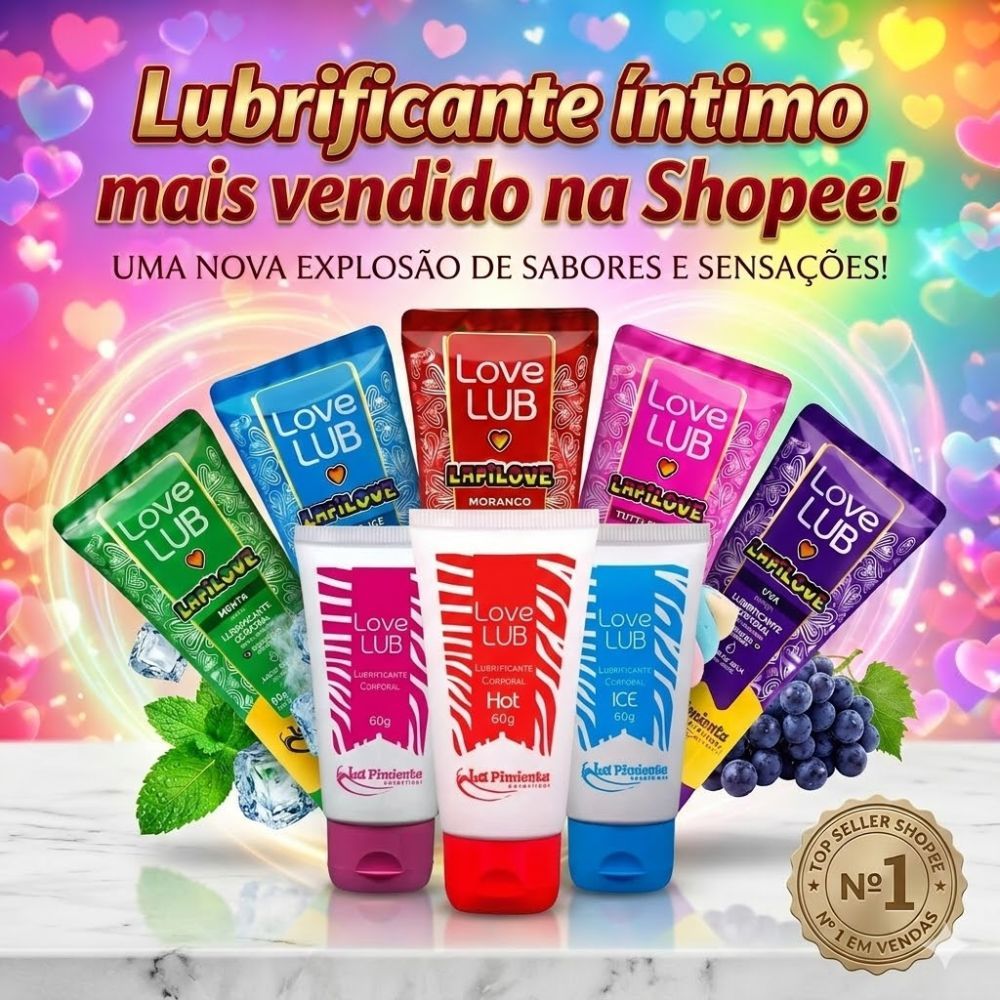 Gel Lubrificante Para Sexo Anal ou Vaginal Love Lub Neutro/ Hot / Ice 60g - SexShop em Oferta na Shopee