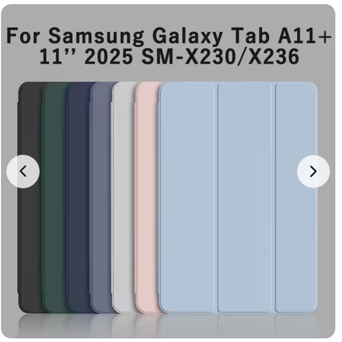 Capa Smart  Para  Galaxy Tab A11+ Plus SM-X230 SM-X235 SM-X236B 4G 11" (2025)+pelicula