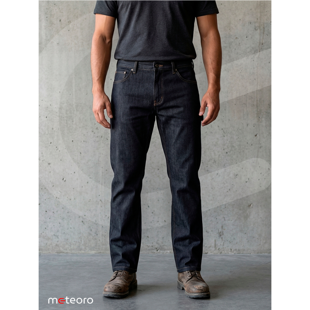 Calça Jeans Premium Slim premium  Corte Reto Meteoro