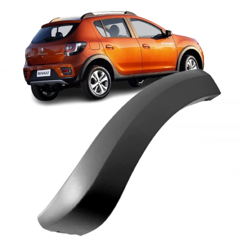 Moldura Paralama Traseira Menor Sandero 14/... Stepway Direita
