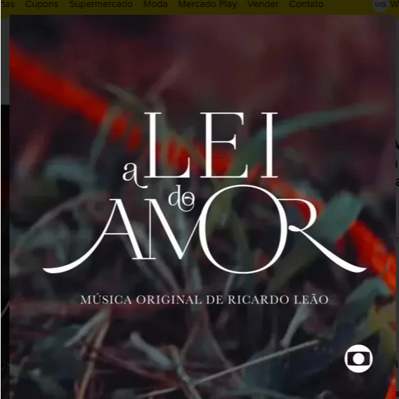 Cd A Lei Do Amor Trilha SONORA Instrumental NOVELA SOM LIVRE ORIGINAL Ricardo Leão Lacrado