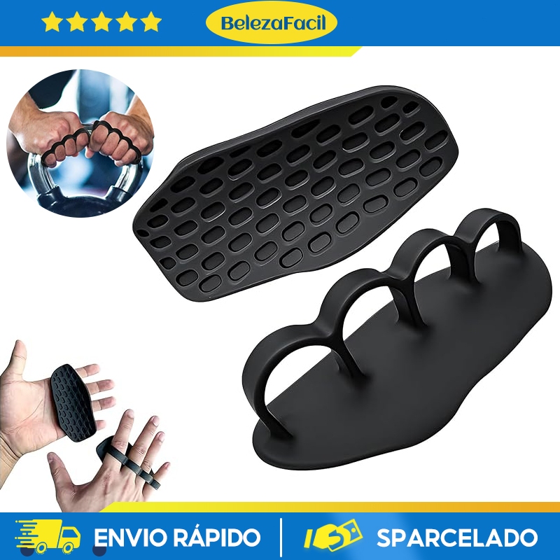 1 Par Luva de Academia Musculação Treino Max Grip Protetor de Pegada Antiderrapante Halteres Barras
