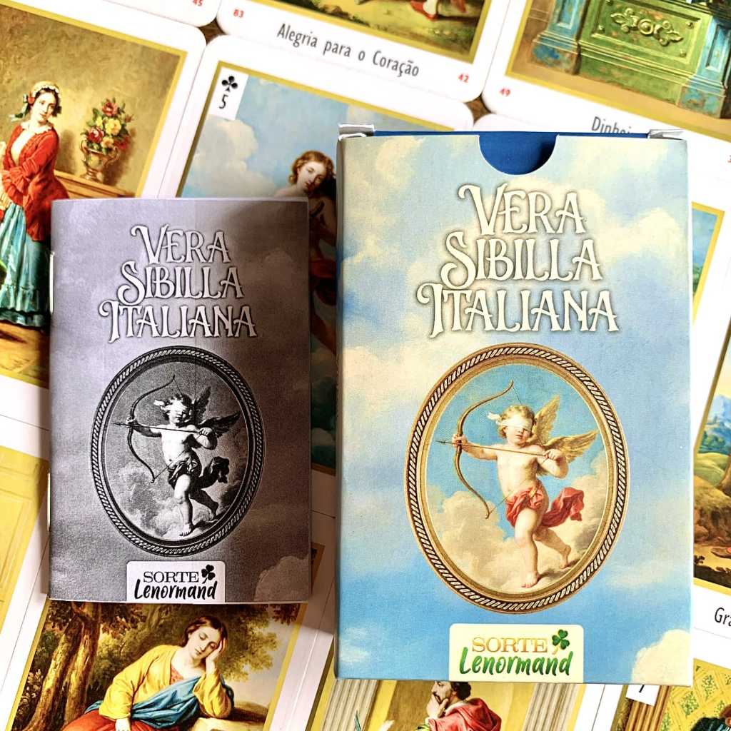 Vera Sibilla Italiana - Oráculo Sibilino - Cartas Oraculares - Sibilla Clássica em Oferta na Shopee