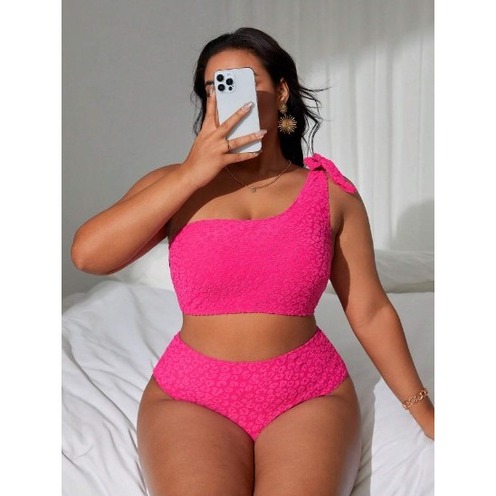 Biquíni Plus Size Cintura Alta GG 46/50 Diva Amarração - top ombro só laço