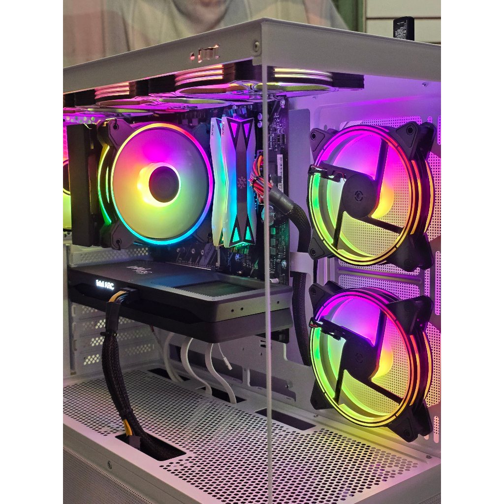 PC GAMER RYZEN 7 5700X, B550M, 16GB RAM, NVME 2000GB, Intel ARC B580 12GB, GABIN