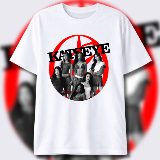 Tshirt Personalizada Do Grupo Katseye K-Pop Girl Group Fan Art l Música Internacional l 100% Algodão Unissex