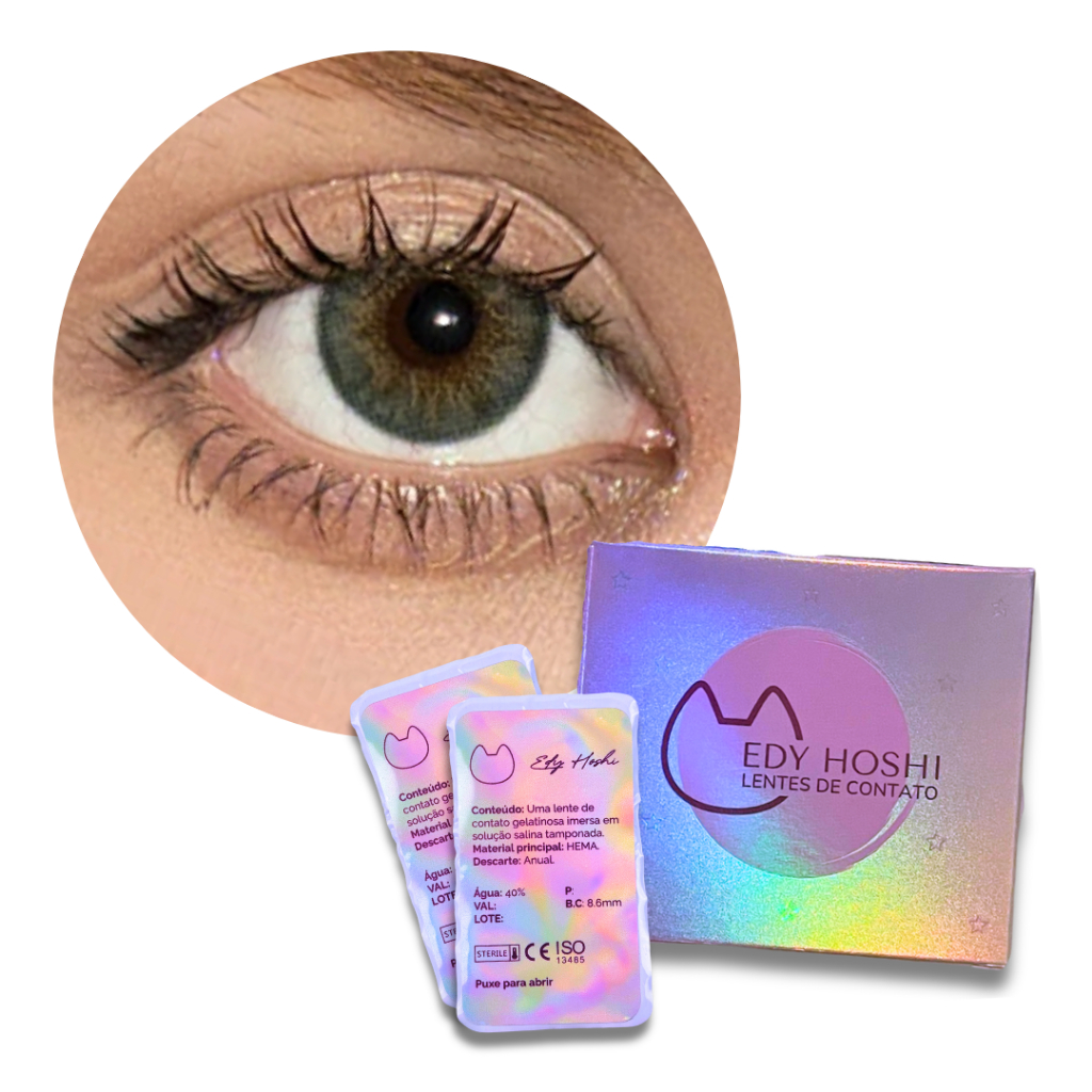 Lentes De Contato Edy Hoshi Fusion Rare - Par Anual
