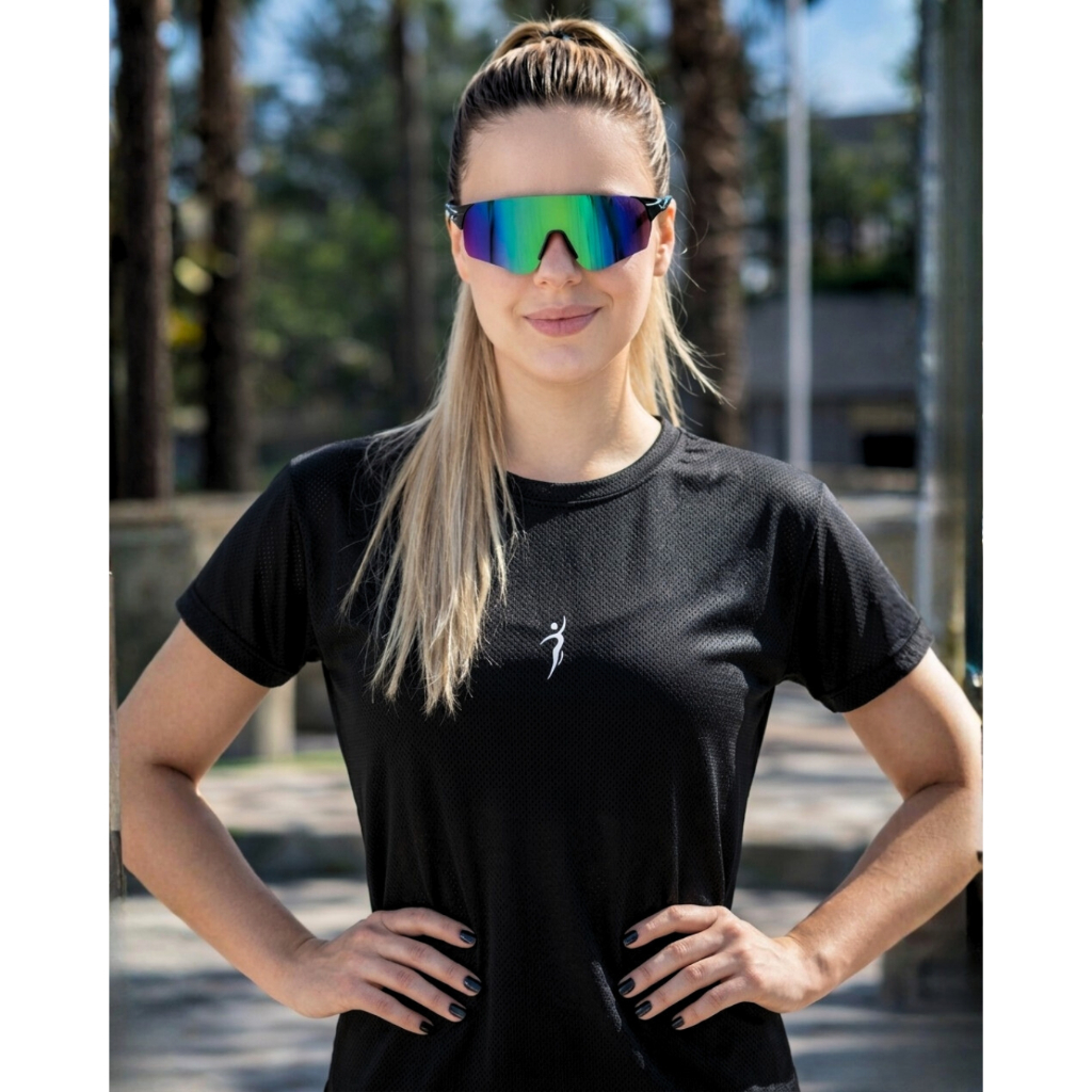 Camiseta Feminina Dry Fit Baby Look Blusa Esporte Academia Linha Premium em Oferta na Shopee