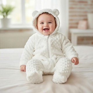 Macacão Ursinho Bebê – Soft Peludinho com Zíper (L2) em Oferta na Shopee