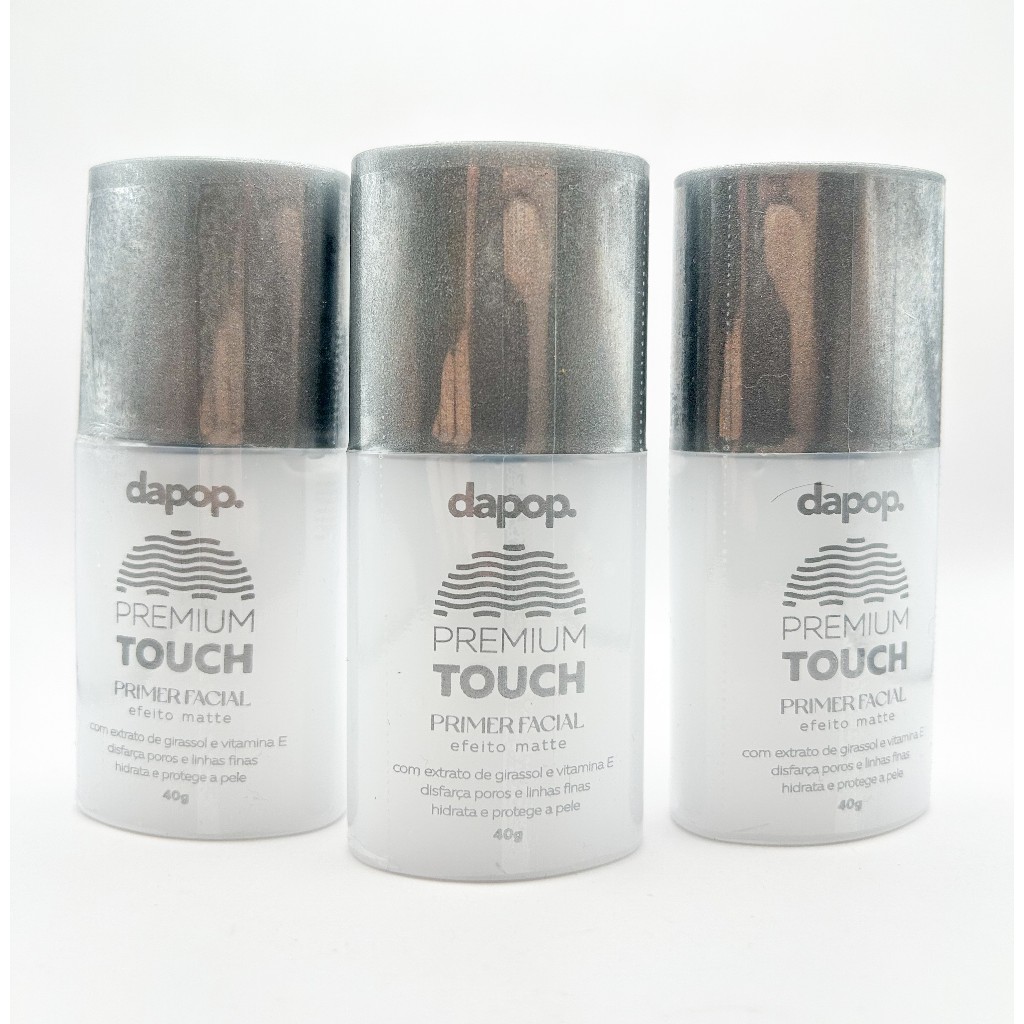 Primer Facial Matte Premium Touch Dapop - Primer Efeito Matte 40g