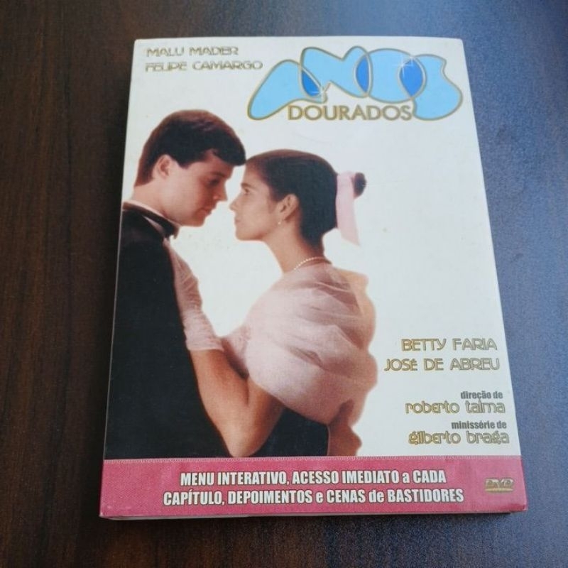 Anos Dourados - Malu Mader e Felipe Camarão - Mini Série de Gilberto Braga - BOX com 2 DVD