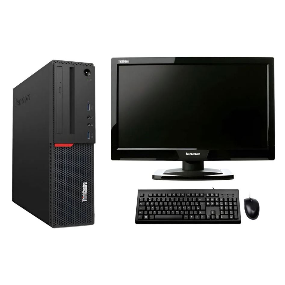 KIT COMPUTADOR TELA 19 POLEGADAS CPU LENOVO CORE I7 6ªGERAÇÃO 8GB SSD 240GB RODA JOGOS