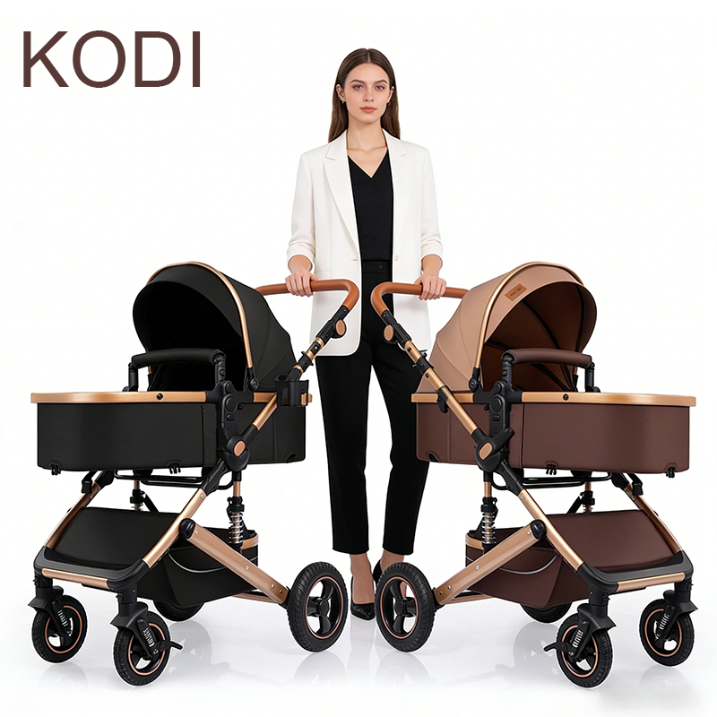 Carrinho de Bebê Reversível 3 em 1 Dobrável com Alça Ajustável, Conforto Total, Até 15kg - P7