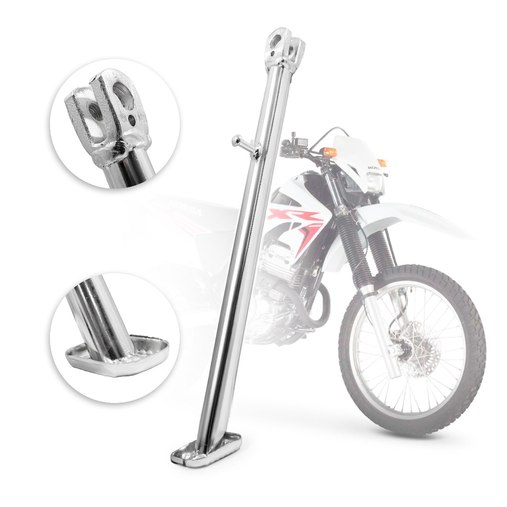 Cavalete lateral (Pezinho  xr 250 tornado (SEM BORRACHA) Cromado/Preto