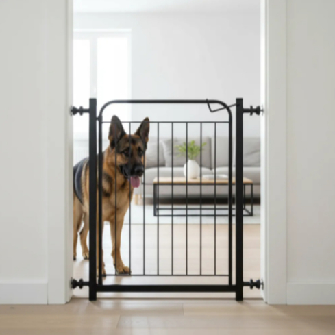 Portão Pet Grade Para Cachorro (79cm A 84cm) Cercado de Proteção