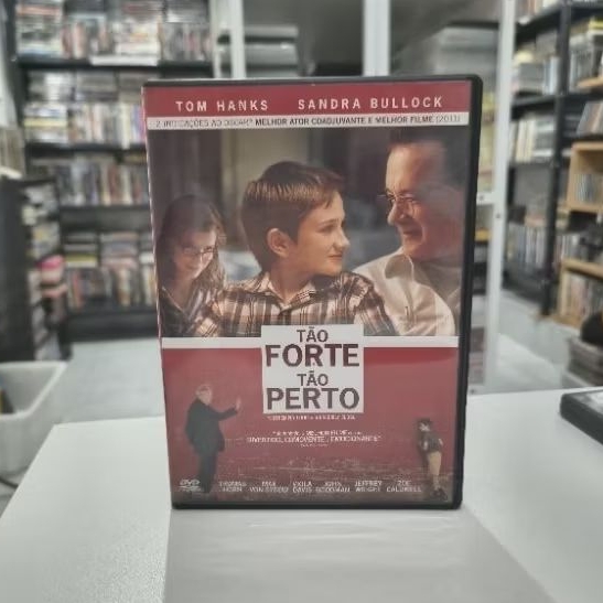DVD TÃO FORTE E TÃO PERTO - TOM HANKS E SANDRA BULLOCK(DUBLADO)