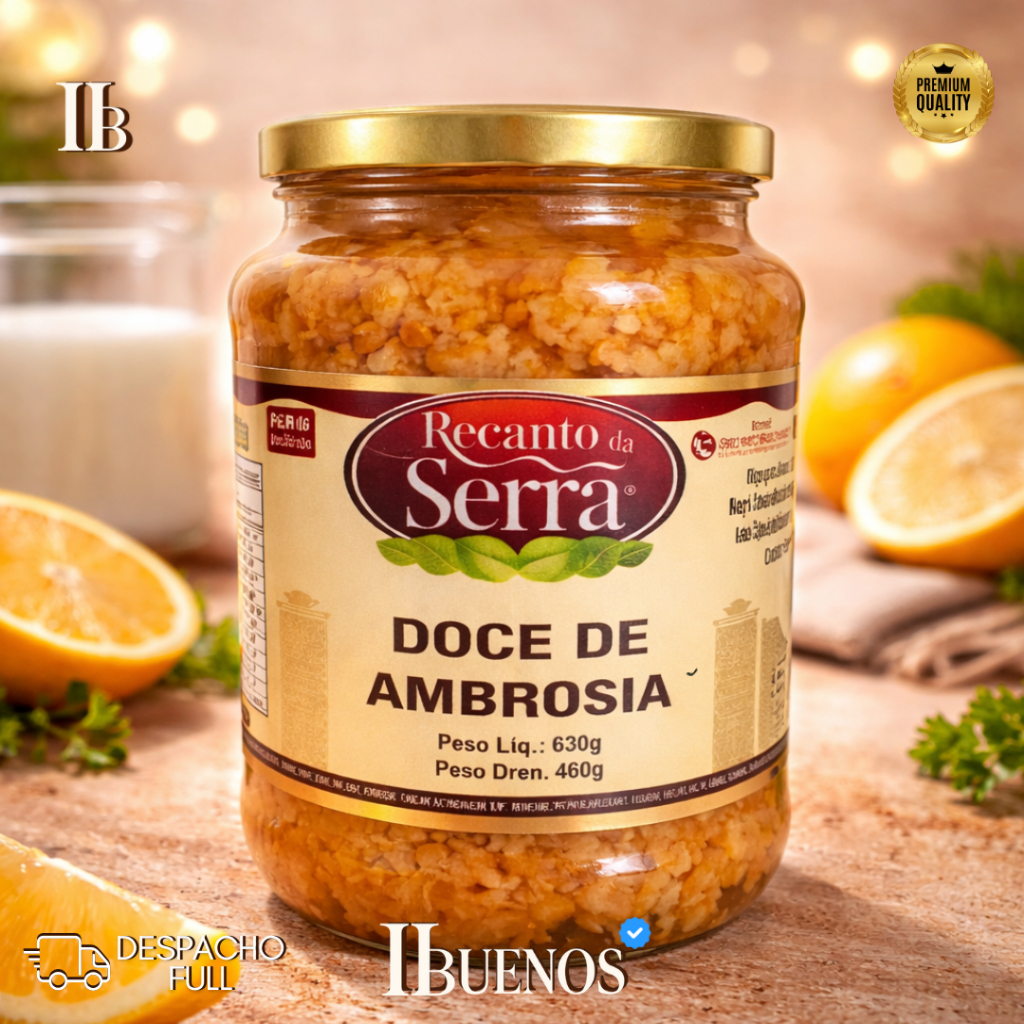 Doce de Ambrosia 630g Baixo teor de açúcar | Tradicional da Roça - Recanto da Serra em Oferta na Shopee