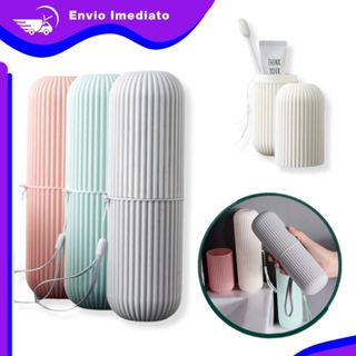 Estojo De Escova De Dentes Portátil De Viagem Para escovas de dentes Organizador Caneca de água em Oferta na Shopee