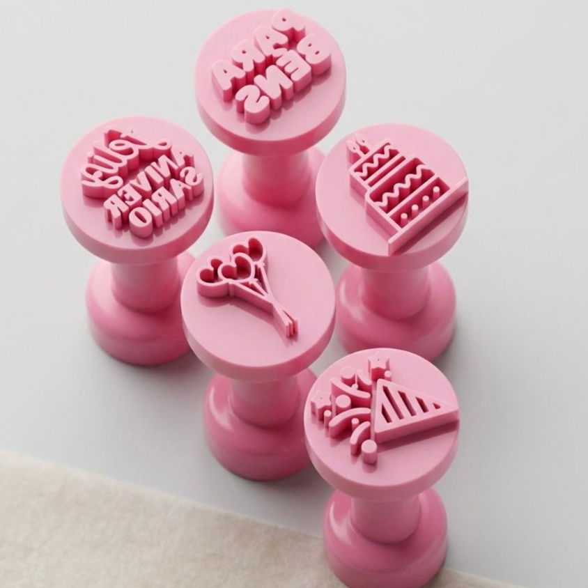 Carimbos para Brigadeiros Docinhos - Aniversário - Doces personalizados - KIT 6 brigadeiro gourmet