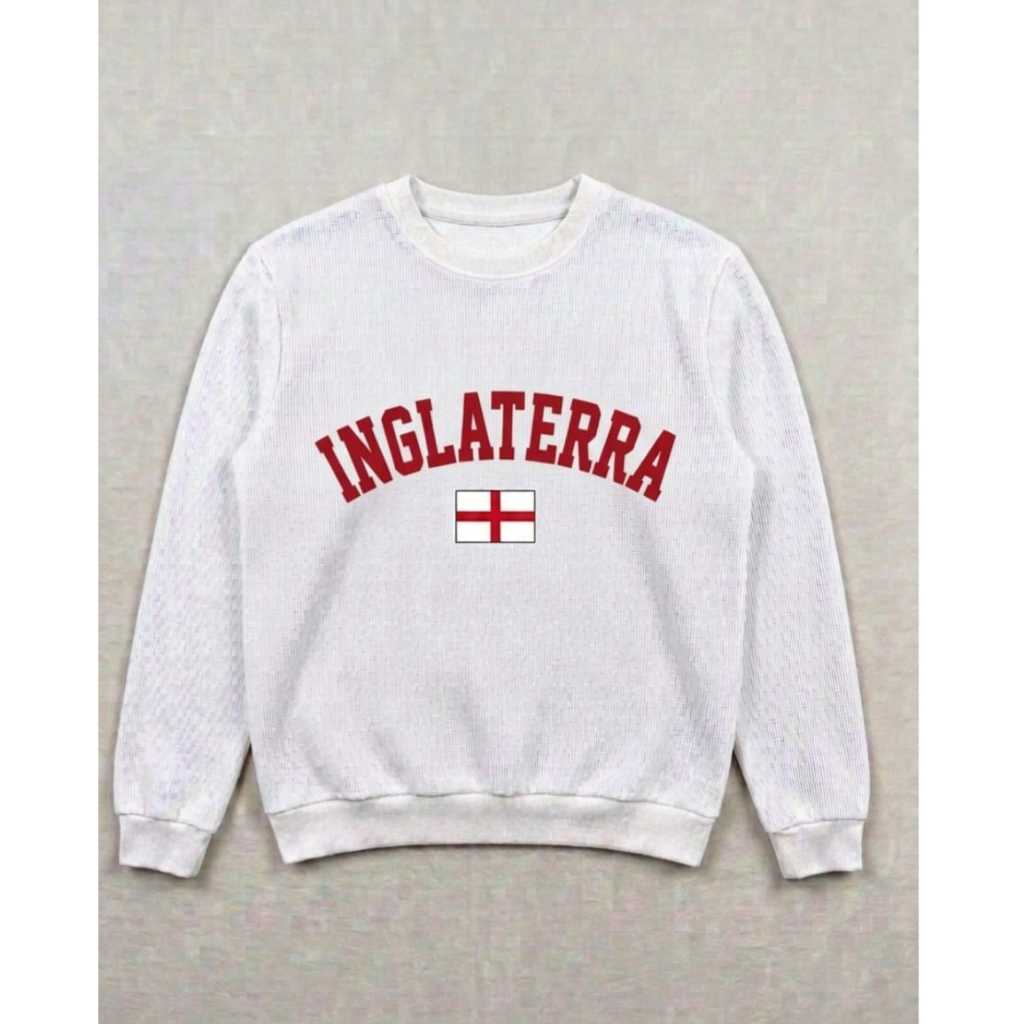 BLUSA MOLETOM INGLATERRA COPA DO MUNDO 2026