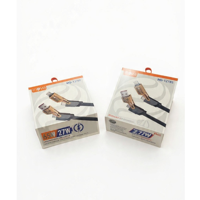 Cabo Inova 4 em 1 Original (USB/Tipo-C p/ Lightning/Tipo-C) - Carga Rápida e Múltiplos Conectores