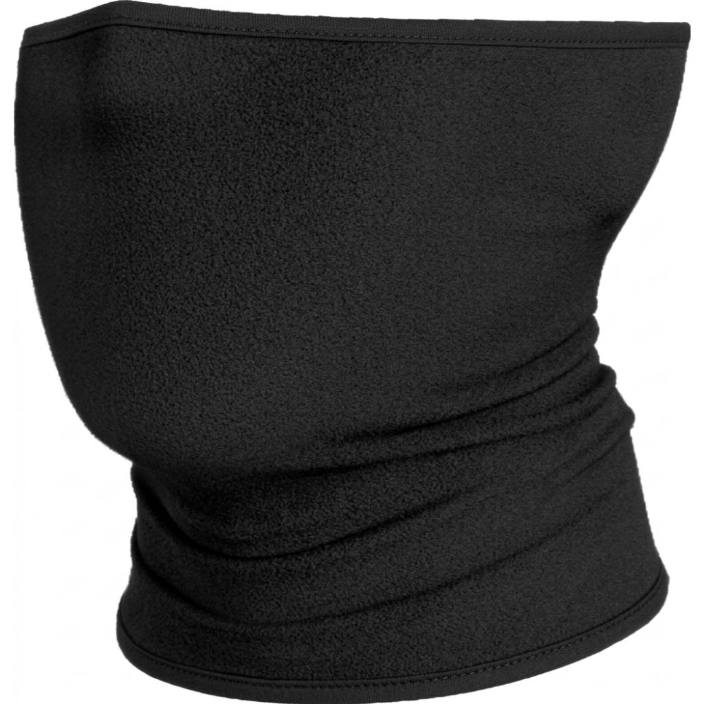 Bandana Tubular Balaclava Touca Lenço Proteção Uv50 Frio Preto Liso