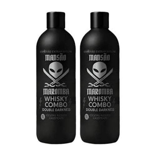Kit com 2 Energético Bebida Mansão Maromba 1 Litro - Explosão de sabores
