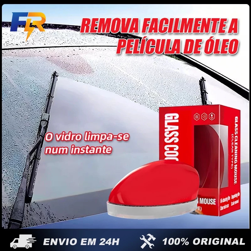 Escova de limpeza de filme de óleo de vidro de carro 120ml Limpador de óleo para vidros de carro