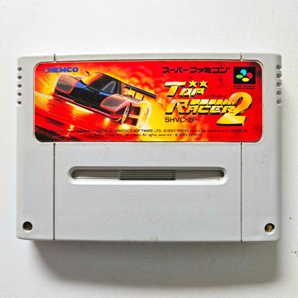 Top Racer (gear) 2 Original Super Nintendo Famicom Snes Sfc