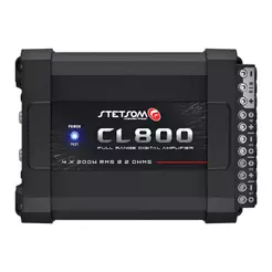 Módulo Stetsom CL800 4 Canais 400W RMS Full Range 2 Ohms