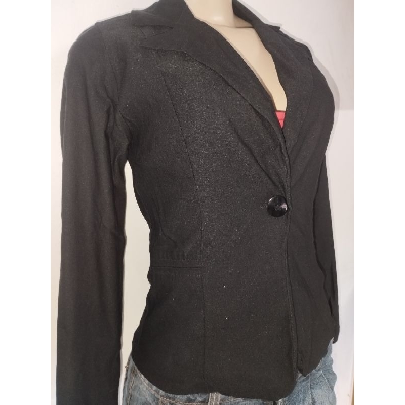 Blazer feminino preto, casaco feminino preto, Veste 34/36.