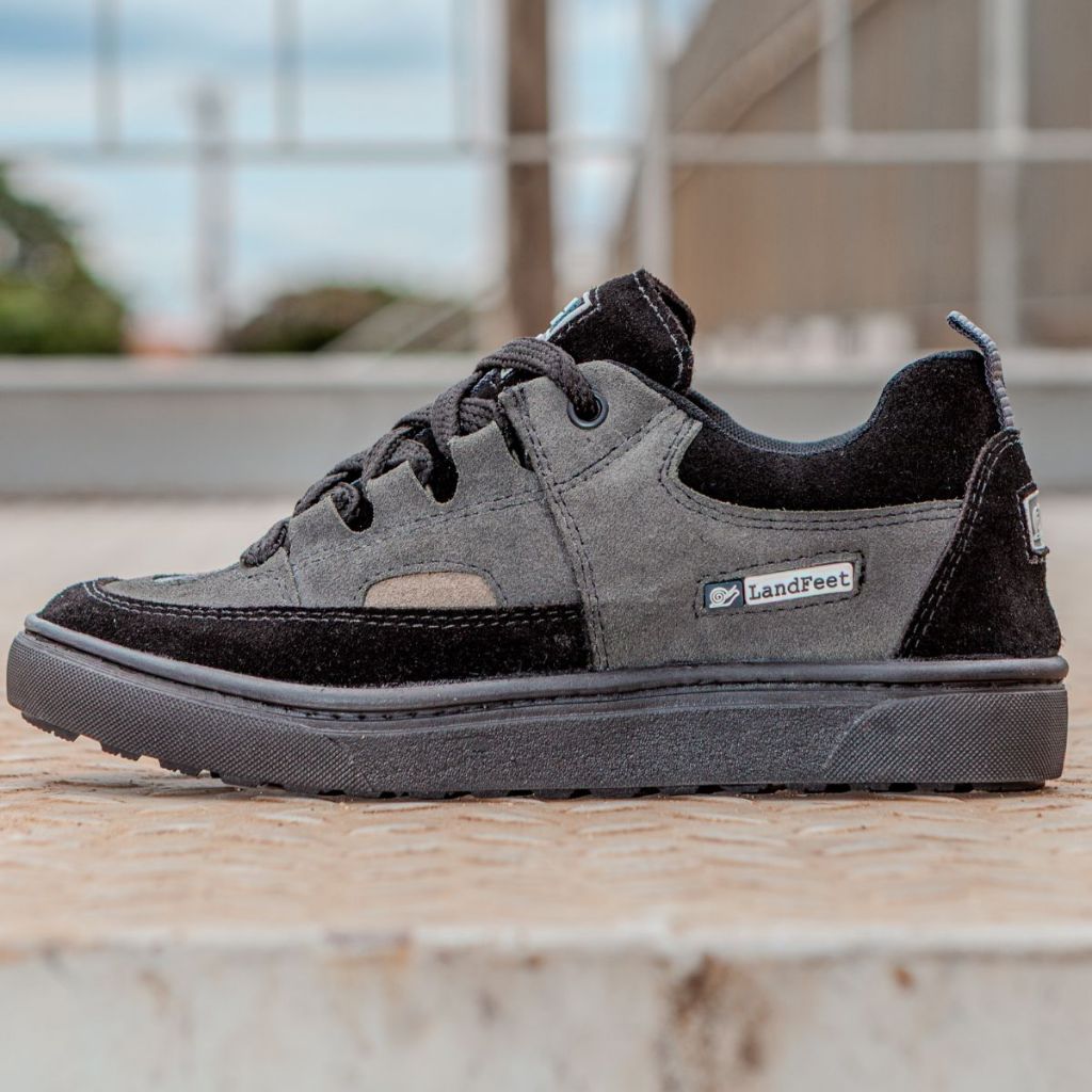 Tênis Skate Crossfit Casual Cano Baixo Lifestyle Vortex Preto