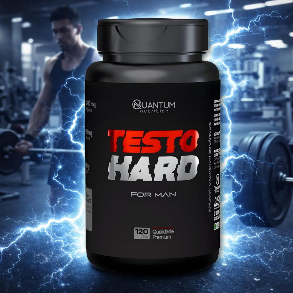 KIT 1 - 3 Testo Hard 120 a 360caps + Energia Suplemento Pré Treino Pre Workout Ganho Massa Bionutri KIT 1 - 3 Testo Hard 120 a 360caps + Energia Suplemento Pré Treino Pre Workout Ganho Massa Bionutri