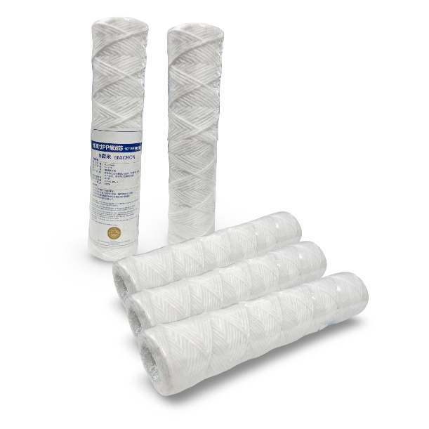 KIT 5 Unid - Elemento Filtrante Barbante 10" - 5 Micras