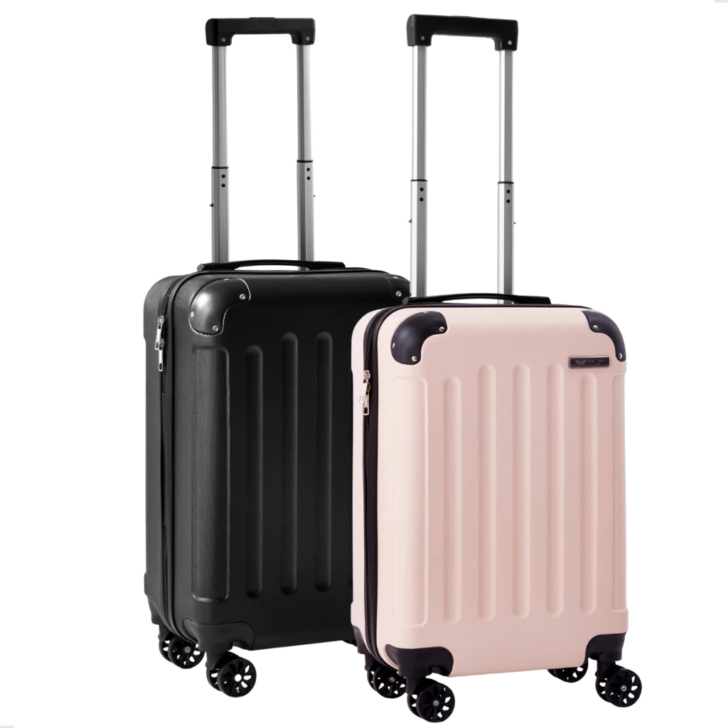 Kit Casal 2 Mala De Viagem De Bordo de Mão Anac 10kg Giratórias Para Levar Na Cabine Do Avião Dubai