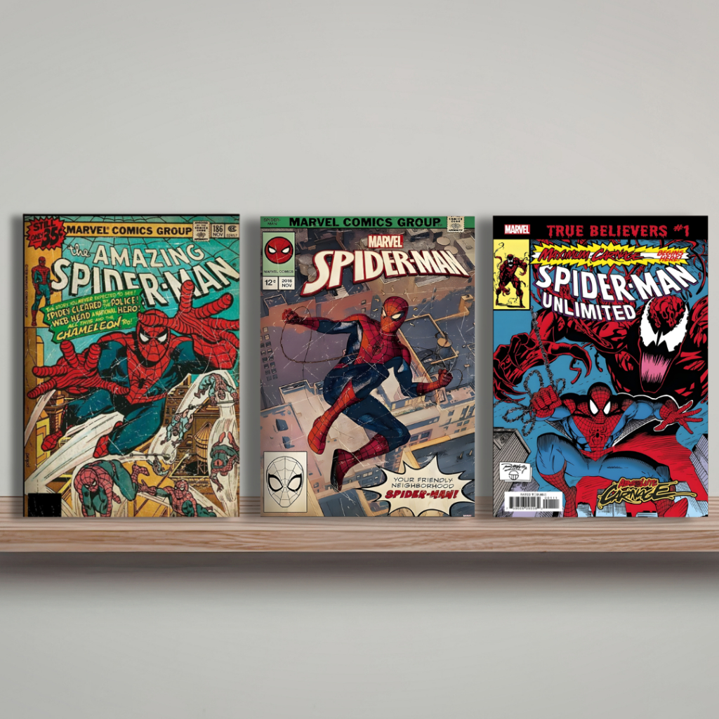 Placa Decorativa Homem Aranha Geek Quadro HQ Spiderman Mdf
